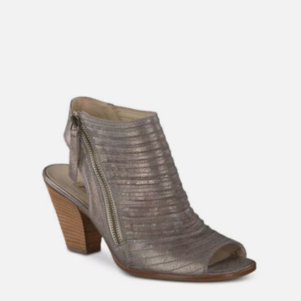 Paul Green Women's Brown Heeled Ankle Boots
